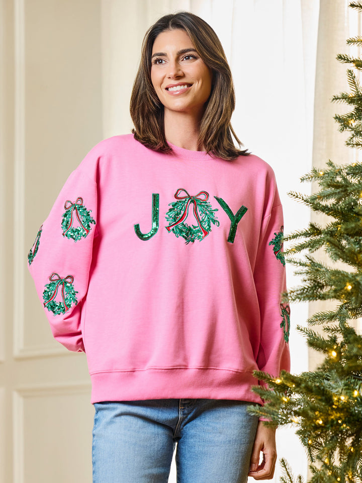 Joy Wreath Sweatshirt
