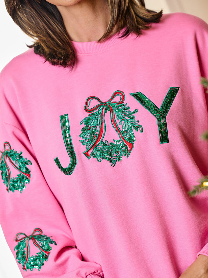 Joy Wreath Sweatshirt