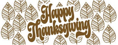 Happy Thanksgiving Leaves Styrofoam Cups