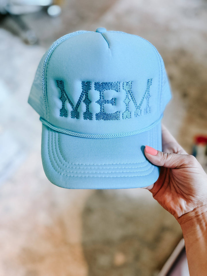 MEM Embroidered Trucker Hat