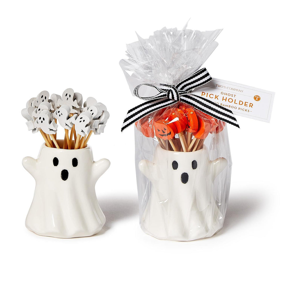Ghost Pick Holder | Ghosts and Jack-o'-Lanterns