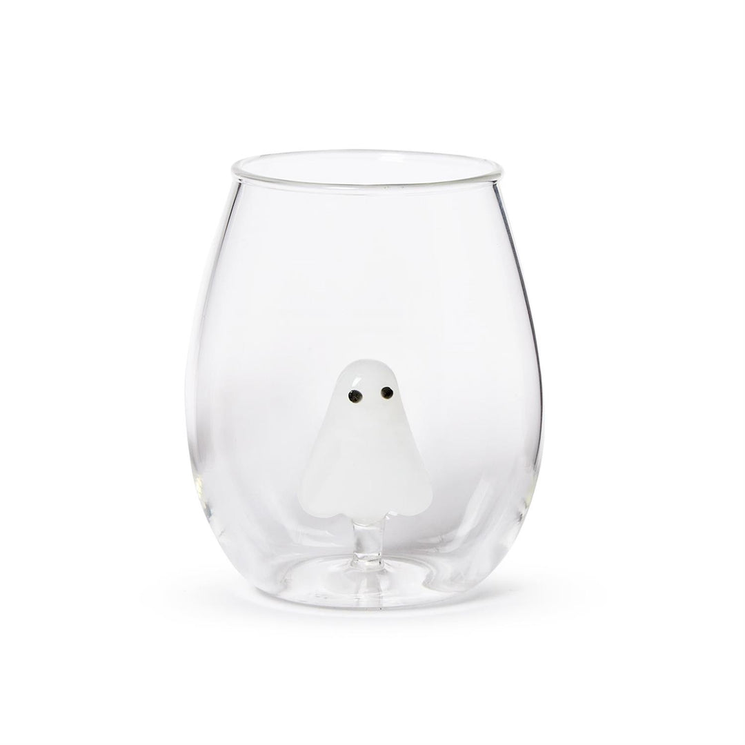 Here for the Boos Ghost Icon Stemless Wine Glass
