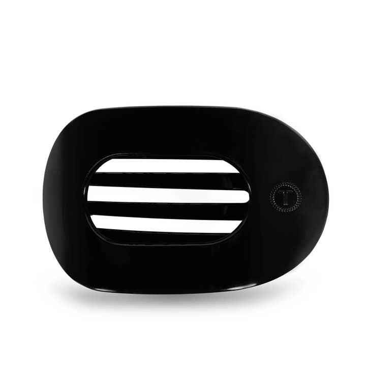 Teleties Black Flat Hair Clip