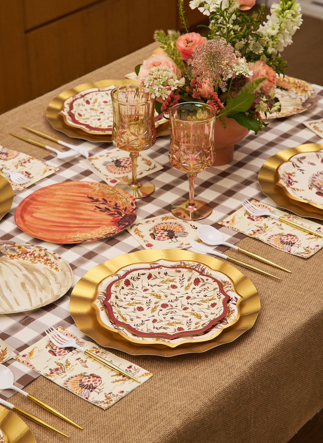 Amber Harvest Salad Plates/8pk