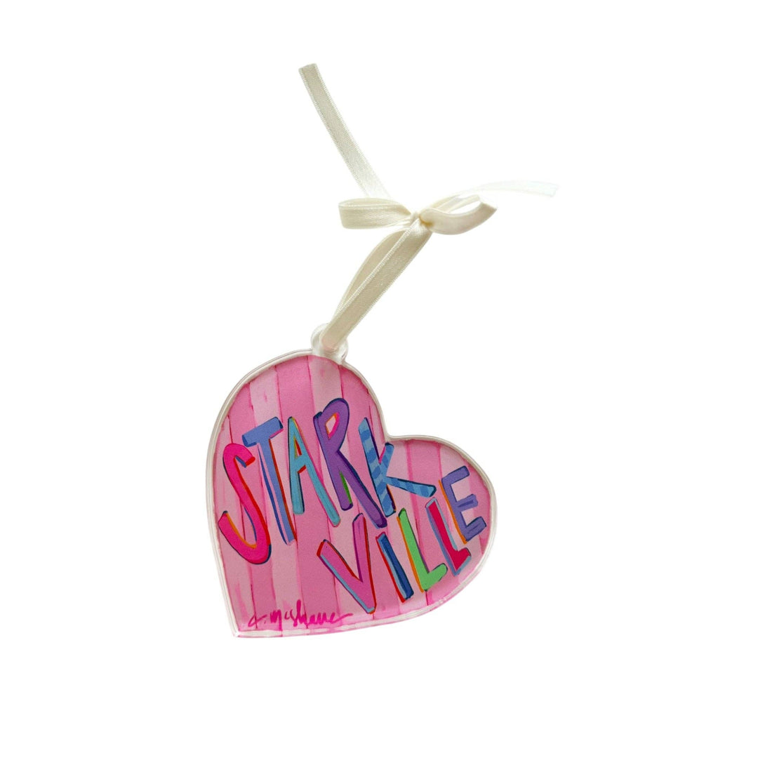 Starkville Love Acrylic  Ornament