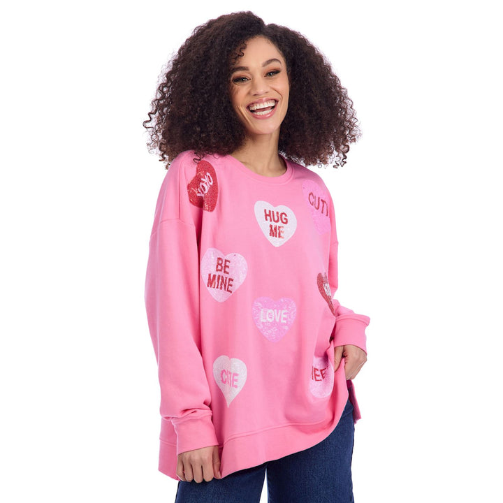 Conversation Heart Sweatshirt