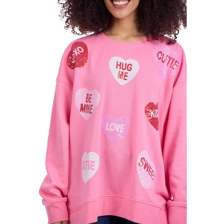 Conversation Heart Sweatshirt