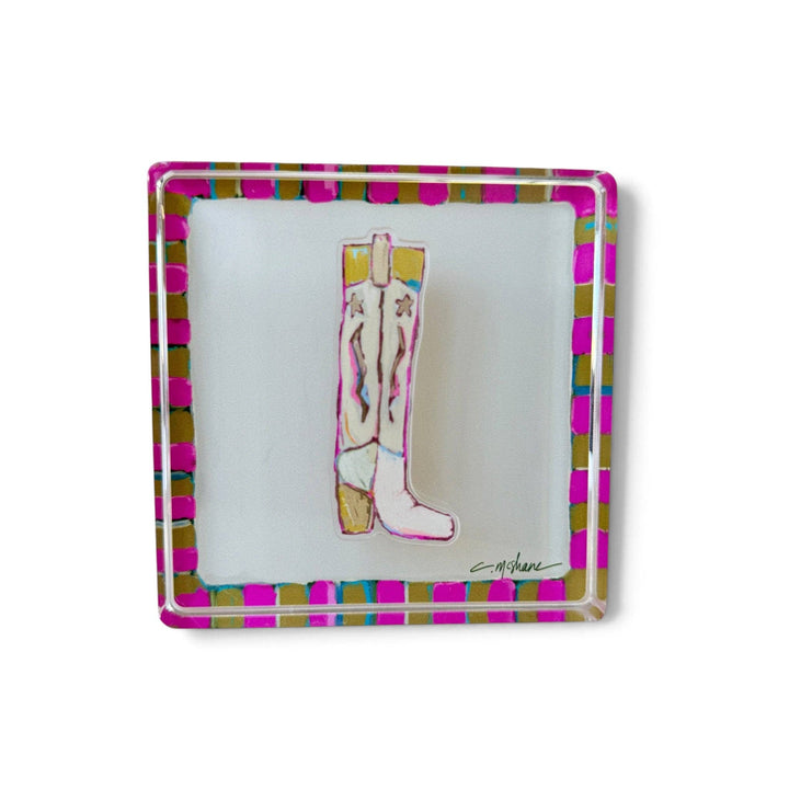 Cowgirl Boot Acrylic Magnet