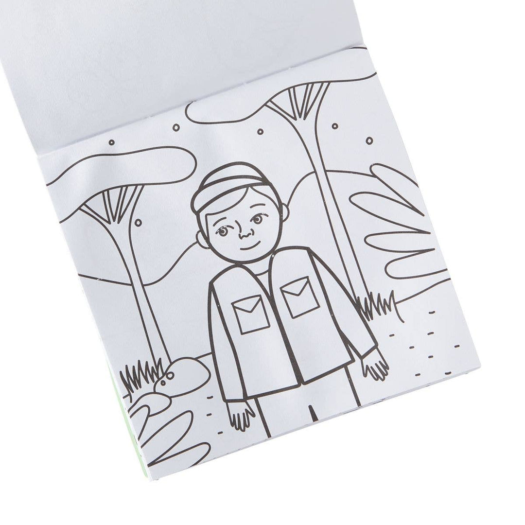 Carry-Along: Coloring Book Set - On Safari (10 PC Set)