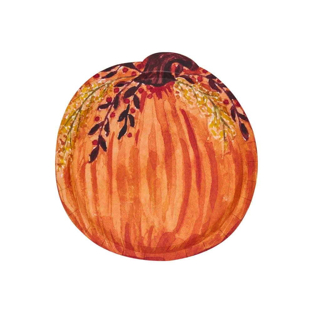 Amber Harvest Die Cut Salad Plates