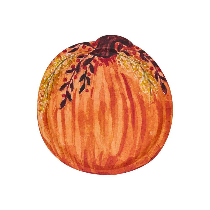 Amber Harvest Die Cut Salad Plates