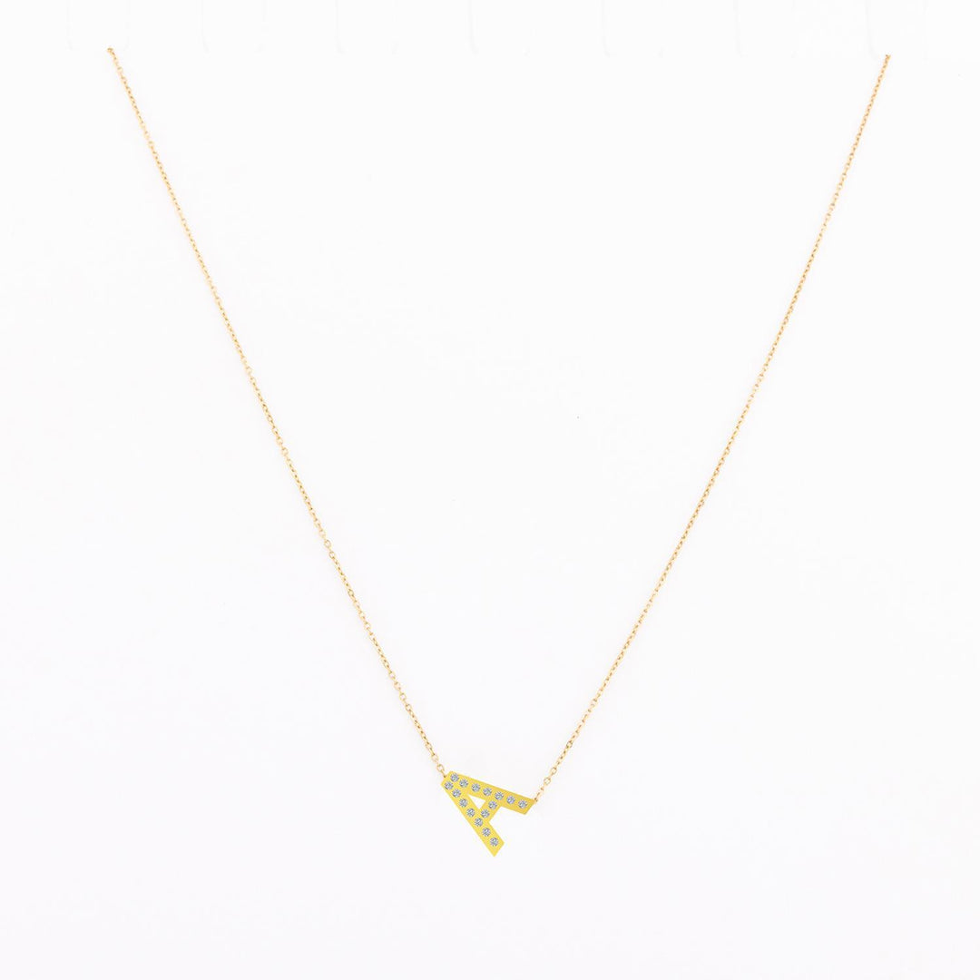 Initial Stoned Necklace