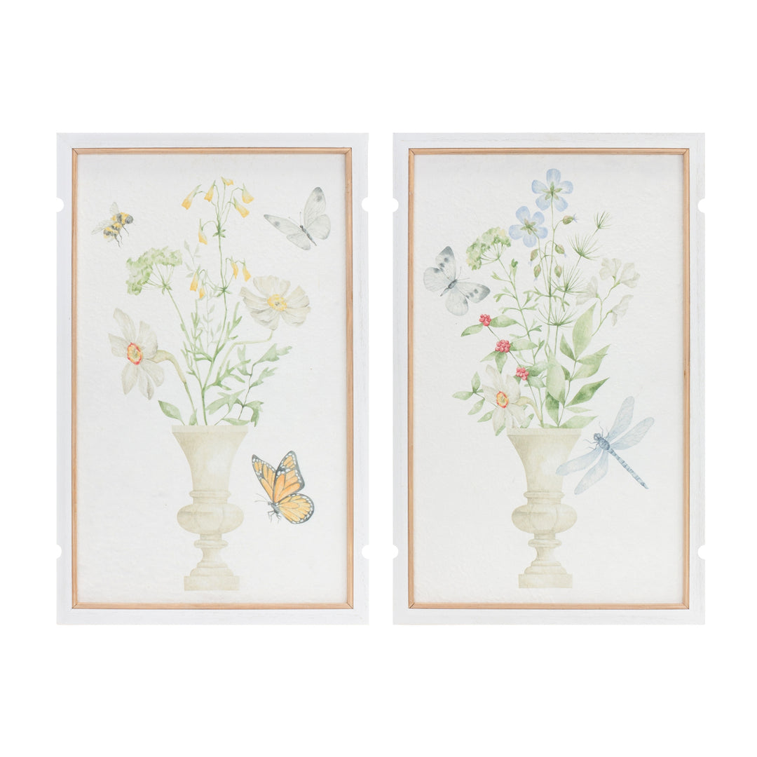 Framed Floral Flutter Print