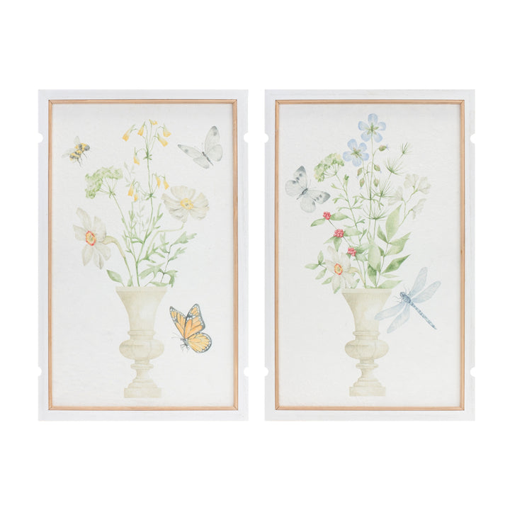 Framed Floral Flutter Print