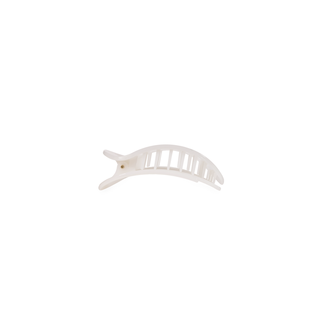 Coconut White | Tiny | Flat Round Clip