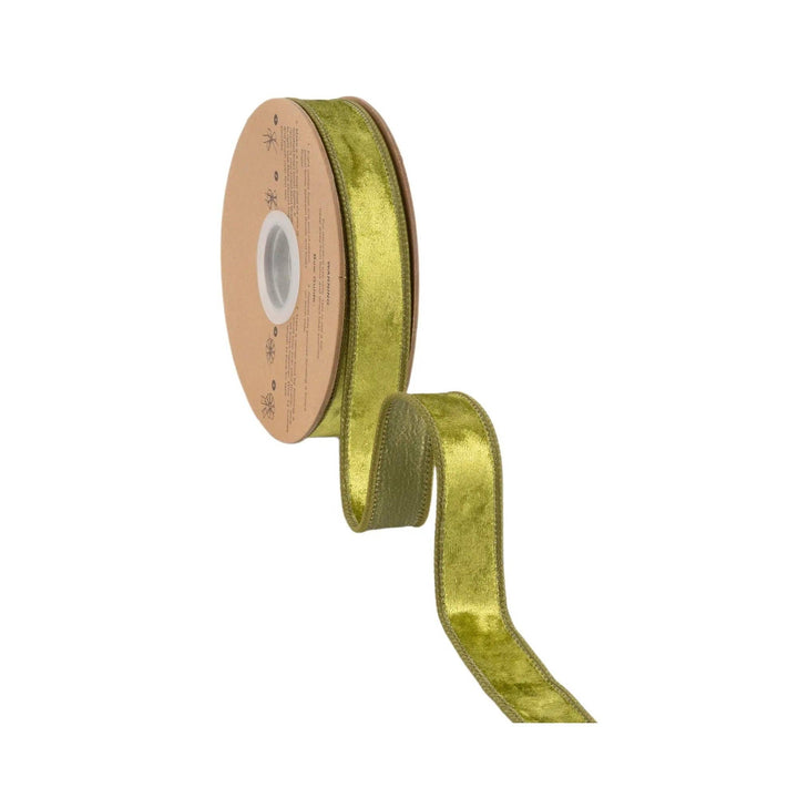 Willow Wired Heritage Velvet Ribbon | 1" 10 Yard Roll