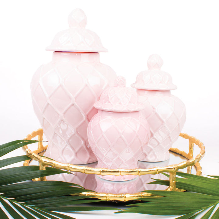 Colorful Textured Ginger Jars