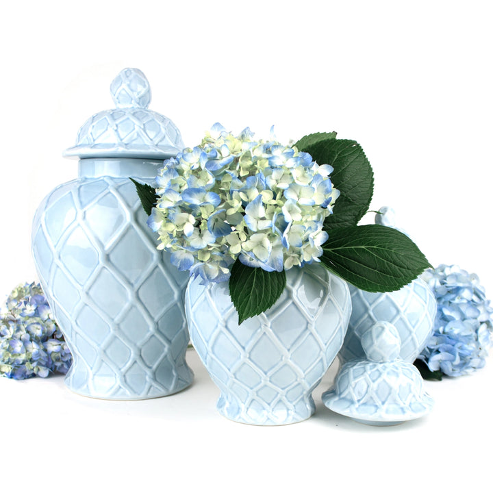 Colorful Textured Ginger Jars