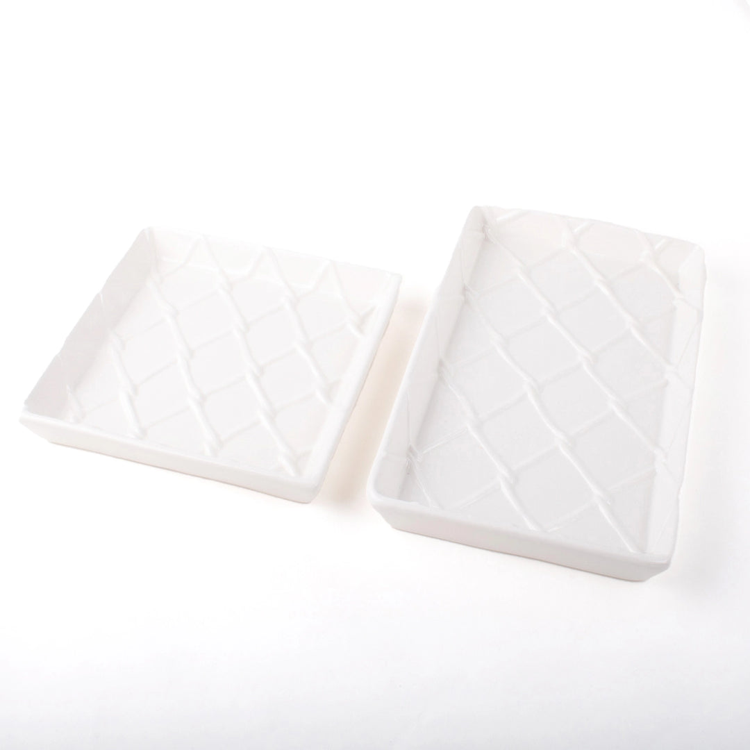 Bamboo Textured Napkin Holder