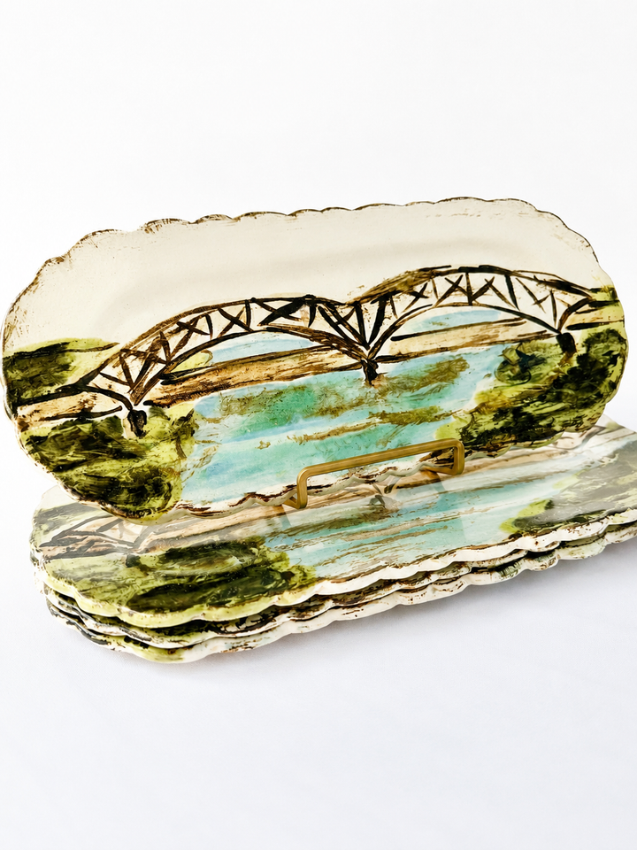 Memphis Bridge Tray | Rosaline Pottery