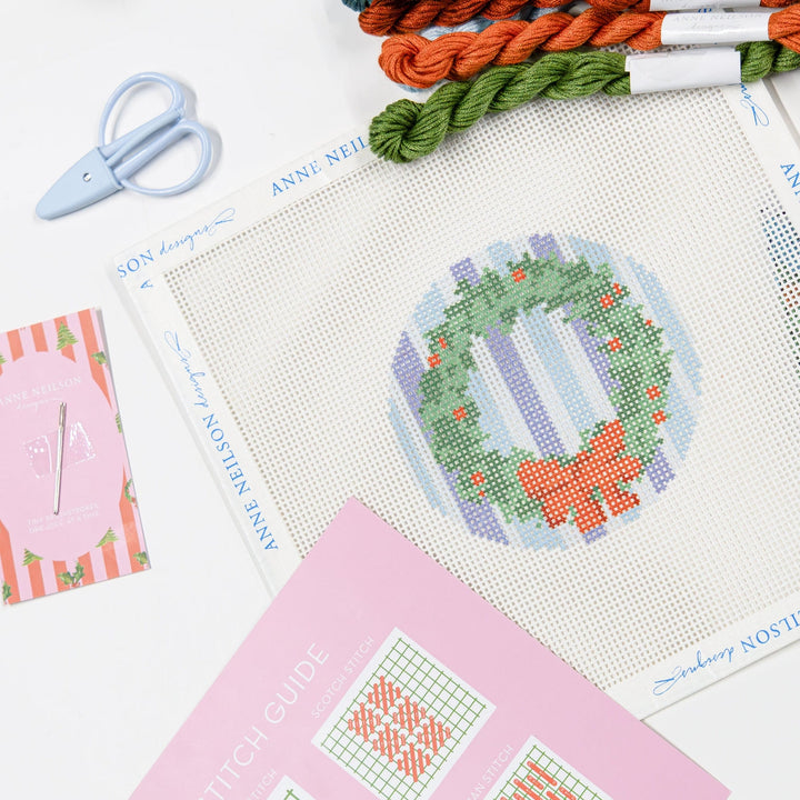 Everlasting Wreath | Beginner Needlepoint Kit