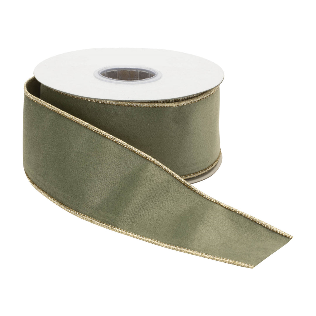Soft Green Wired Ribbon