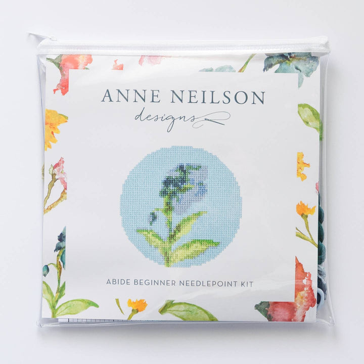 Abide Floral | Beginner Needlepoint Kit