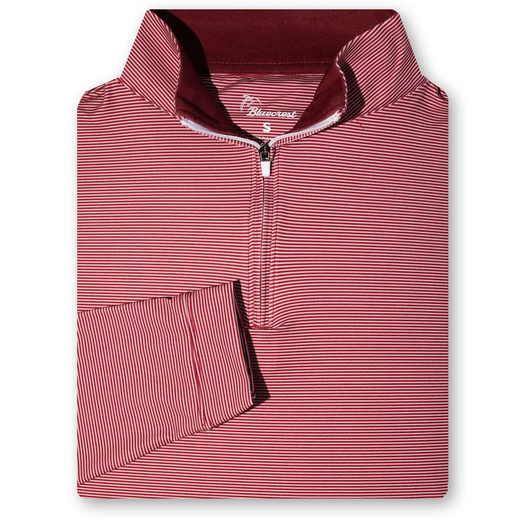 Performance Quarter Zip | Maroon & Gray
