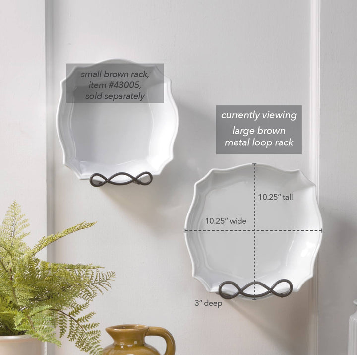 Large Loop Design Wall or Tabletop Rack