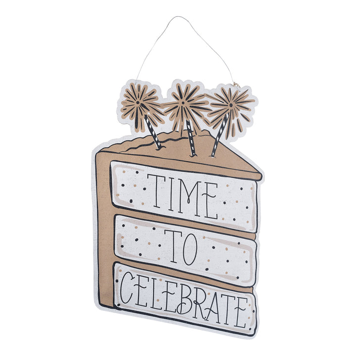 Celebrate/Happy Birthday Cake Door Hanger
