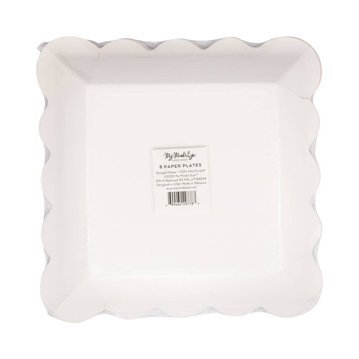 Halloween Stripe Paper Plates