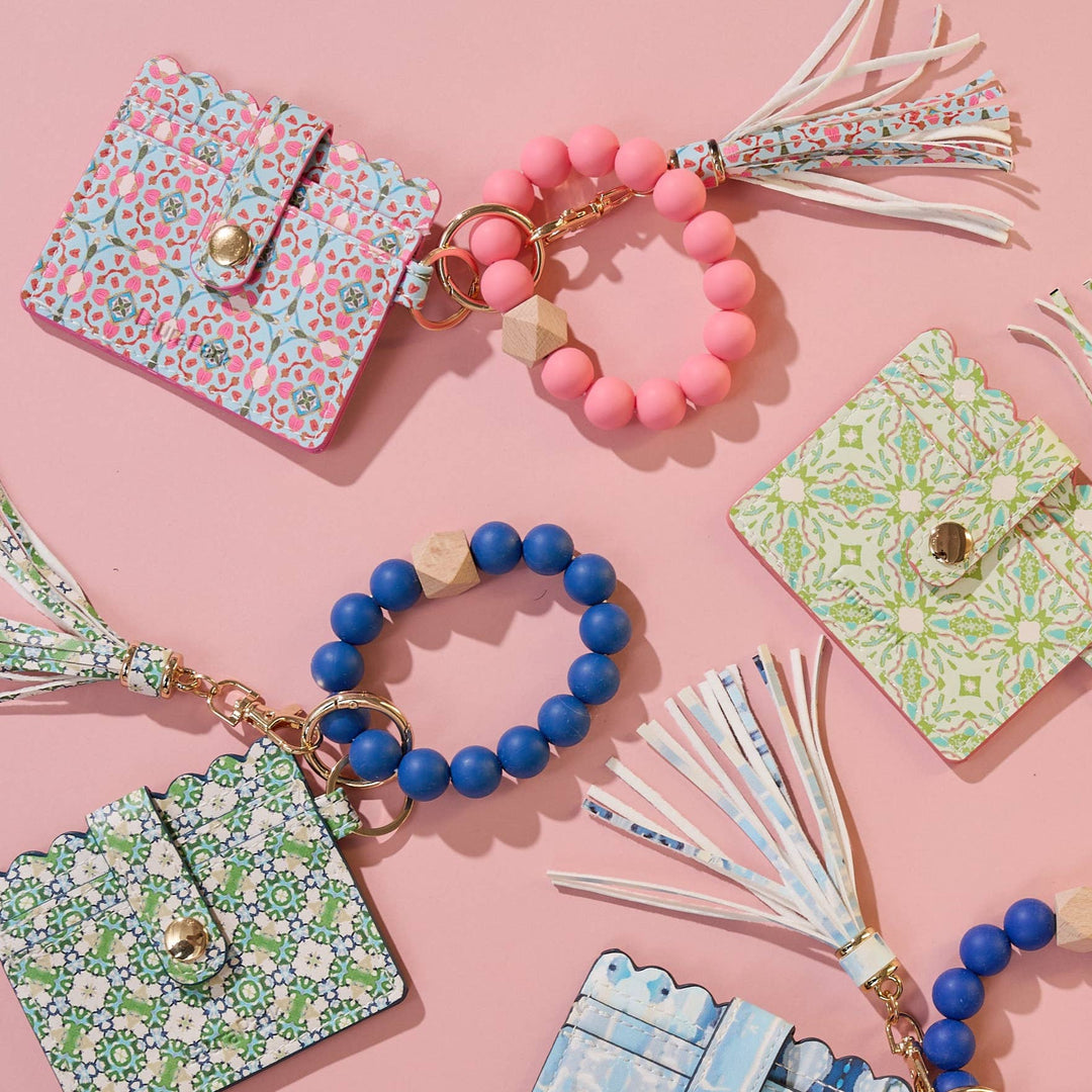 Lagos Blush Keychain Wristlet Wallet