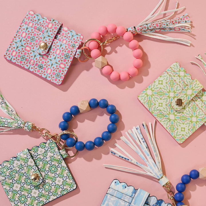 Lagos Blush Keychain Wristlet Wallet