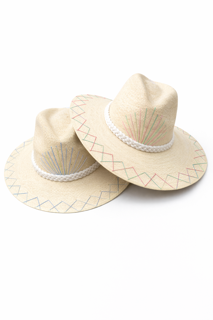 Mahjong | Tipsy Threads Straw Hat