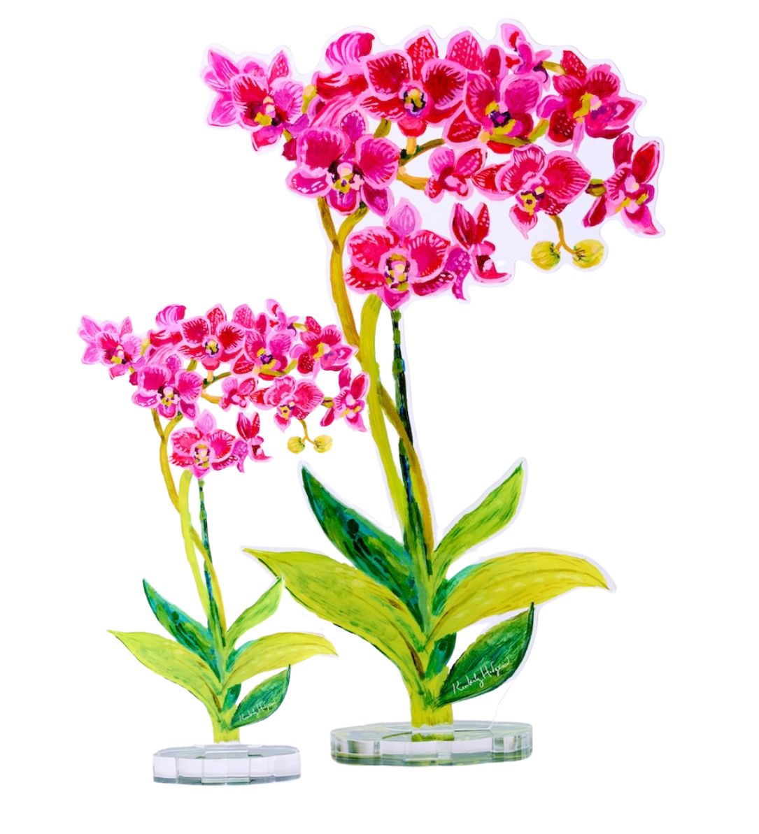 Acrylic Orchid Flower Collection