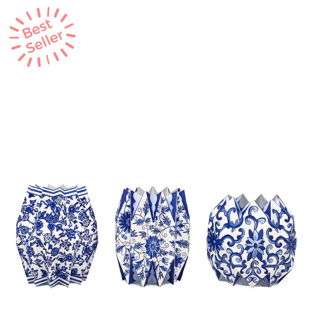 Paper Wrap Vases (Set of 3)