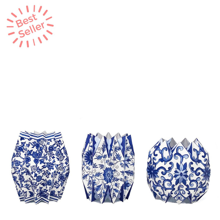 Paper Wrap Vases (Set of 3)