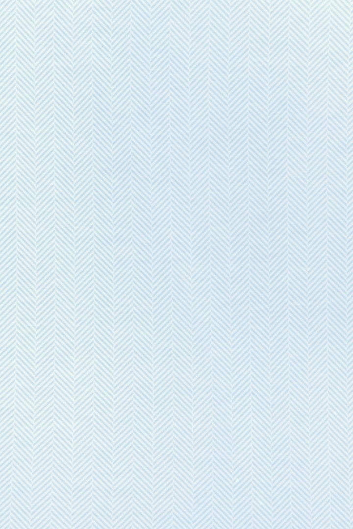 Blue Herringbone Zipper Footie
