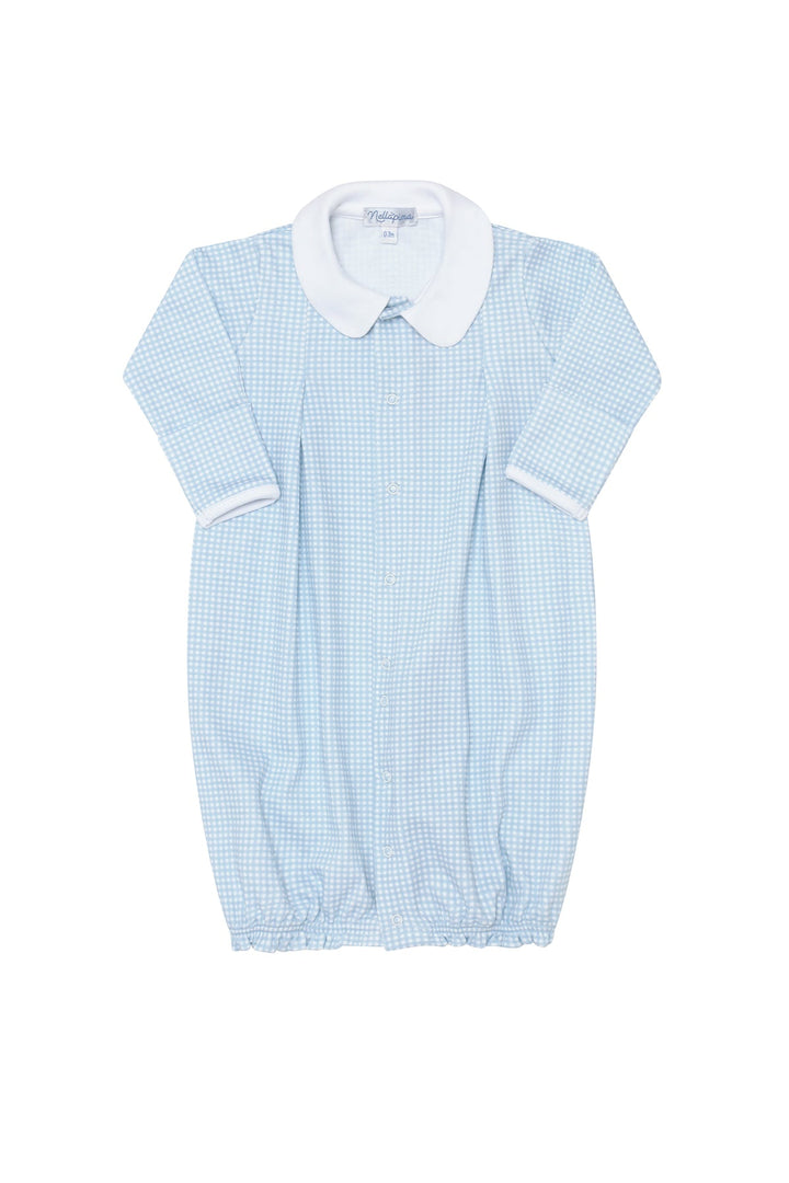 Blue Gingham Converter Gown