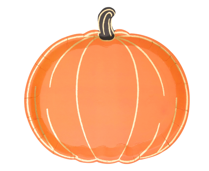 Pumpkin Bold Diecut Salad Plate