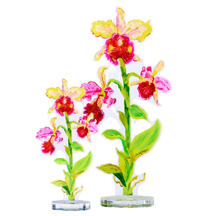 Acrylic Orchid Flower Collection