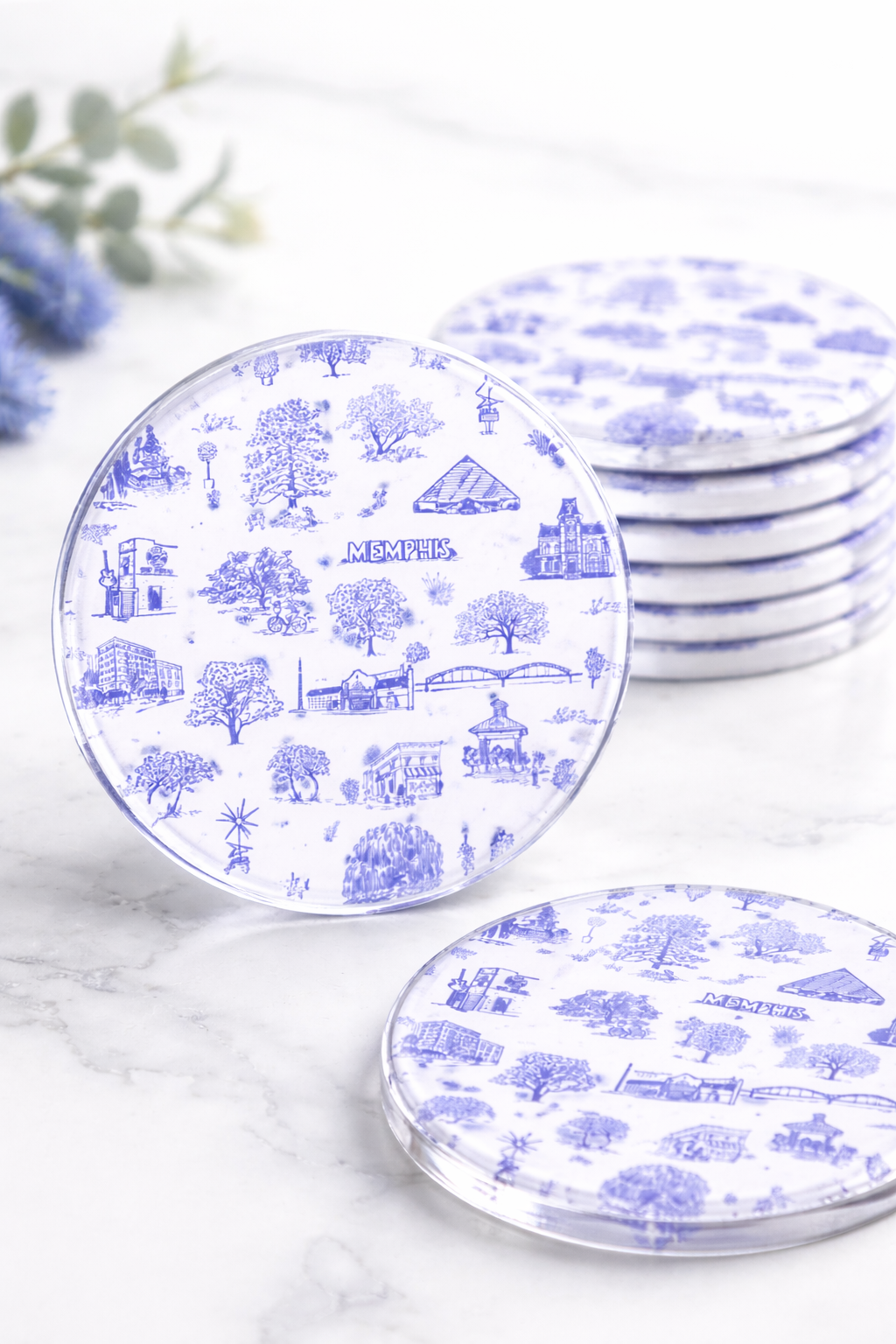 Memphis Acrylic Coasters