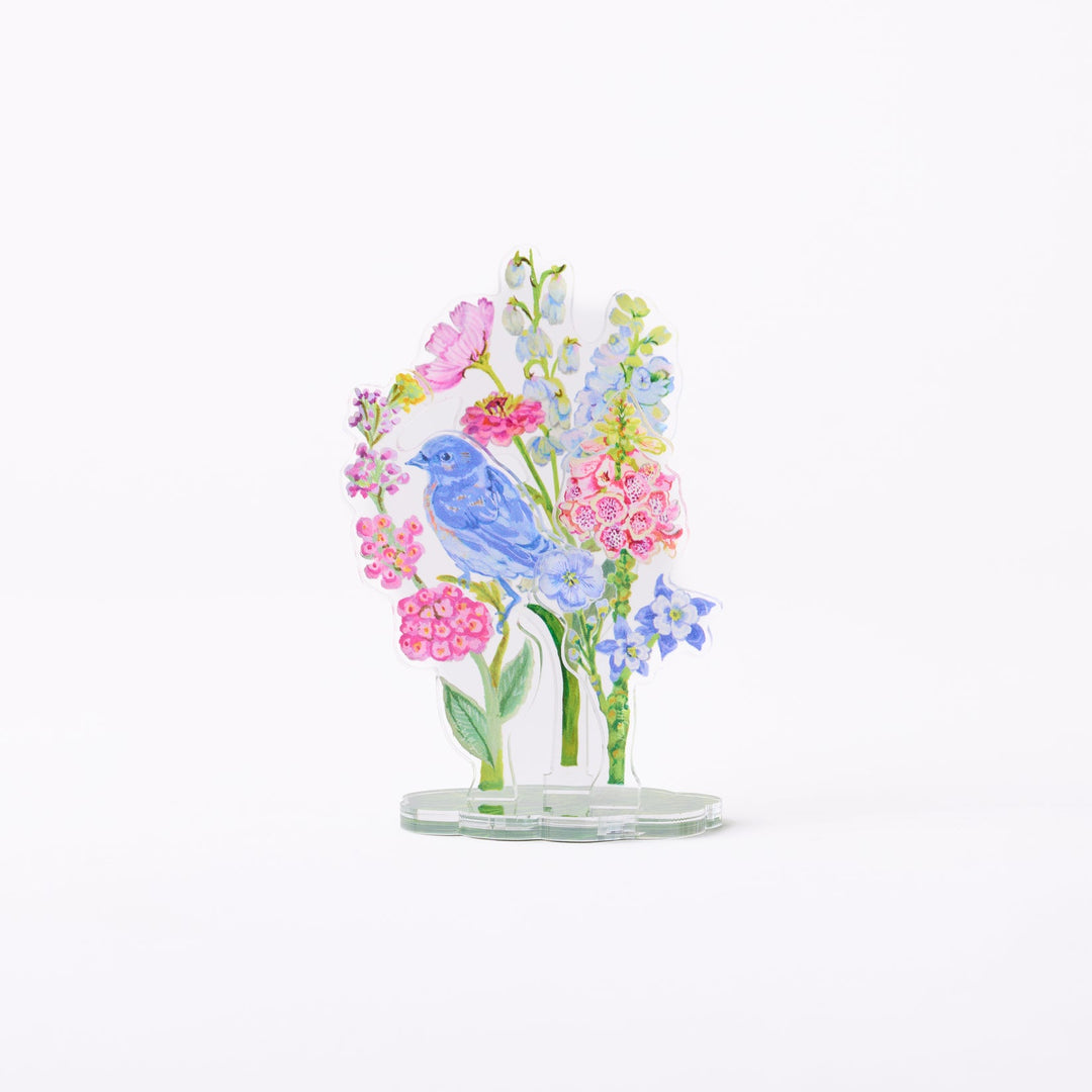 Acrylic Bluebird Petite Bouquet
