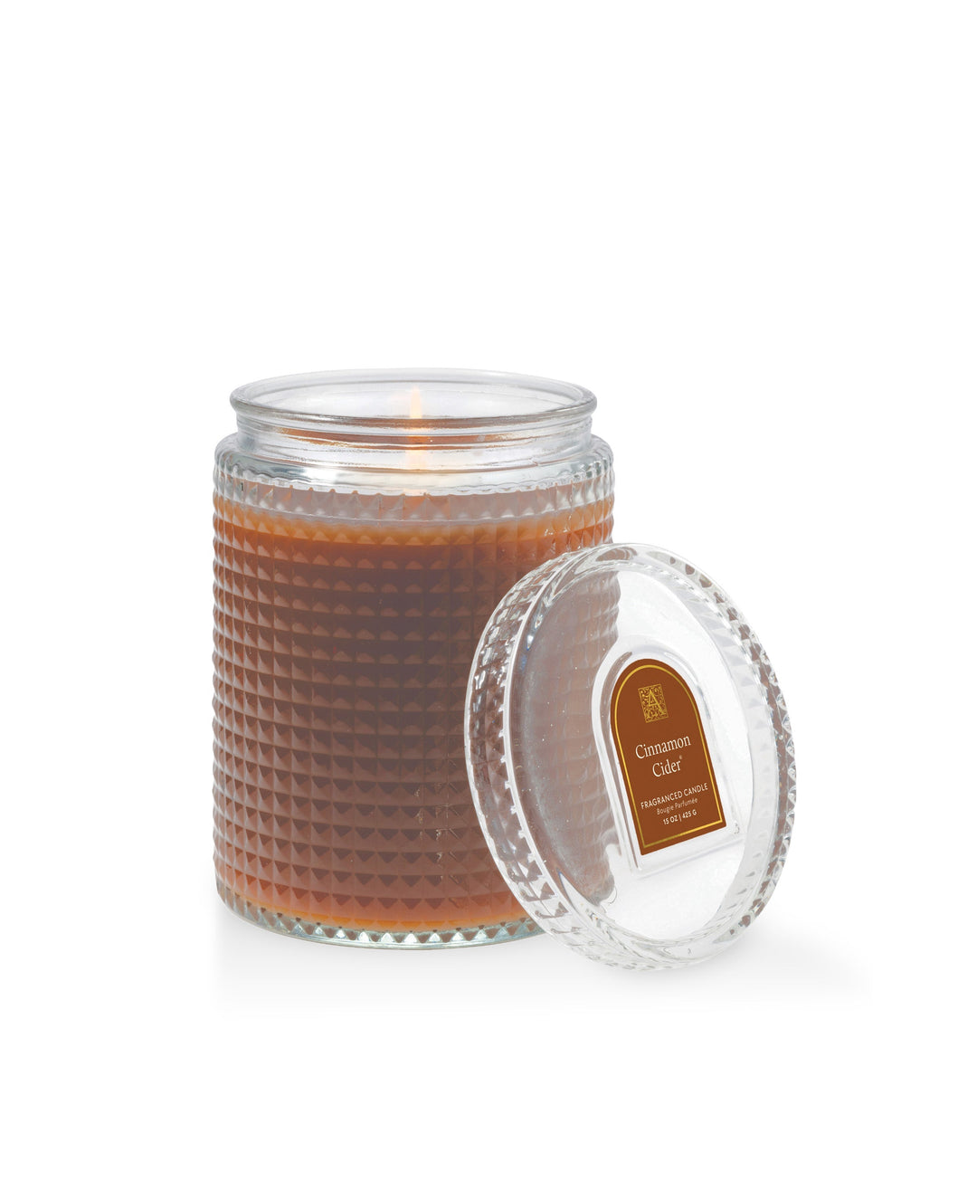 Cinnamon Cider Large Textured Candle | 15oz