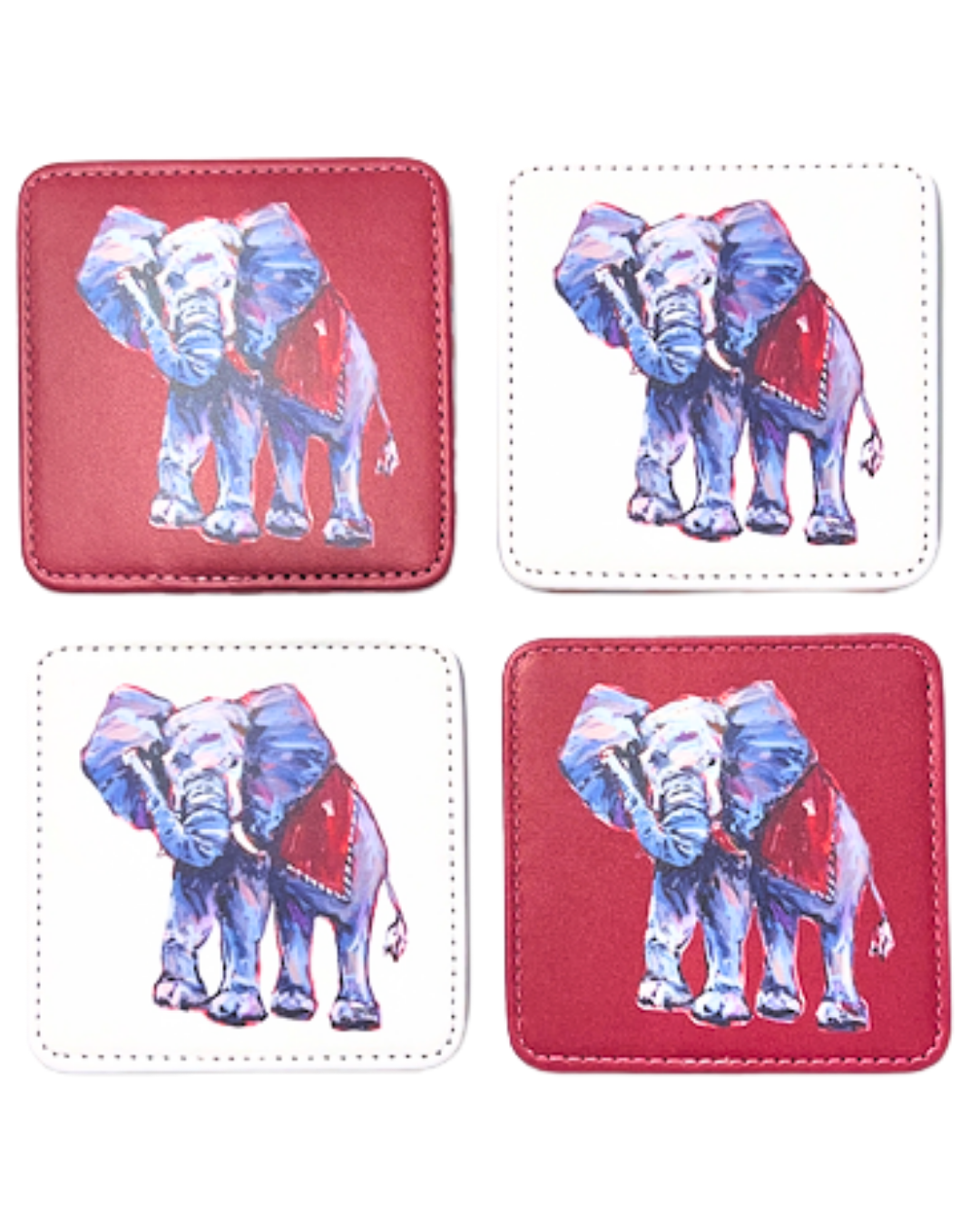 Elephant Coaster | Set of 4