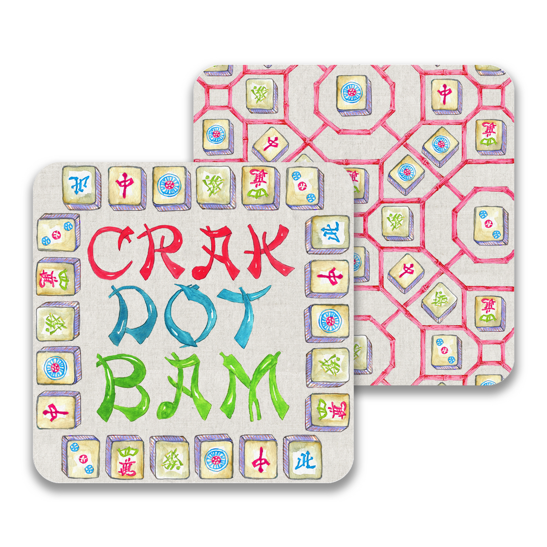 Mahjong Paper Coaster Set
