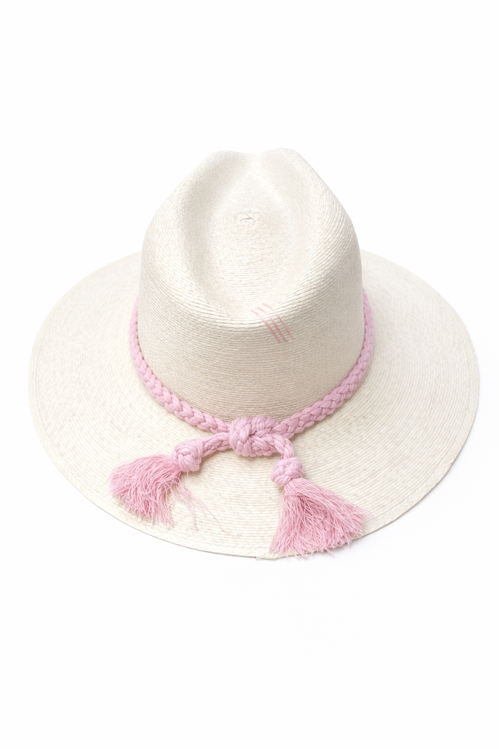 Pinky | Tipsy Thread Straw Hats