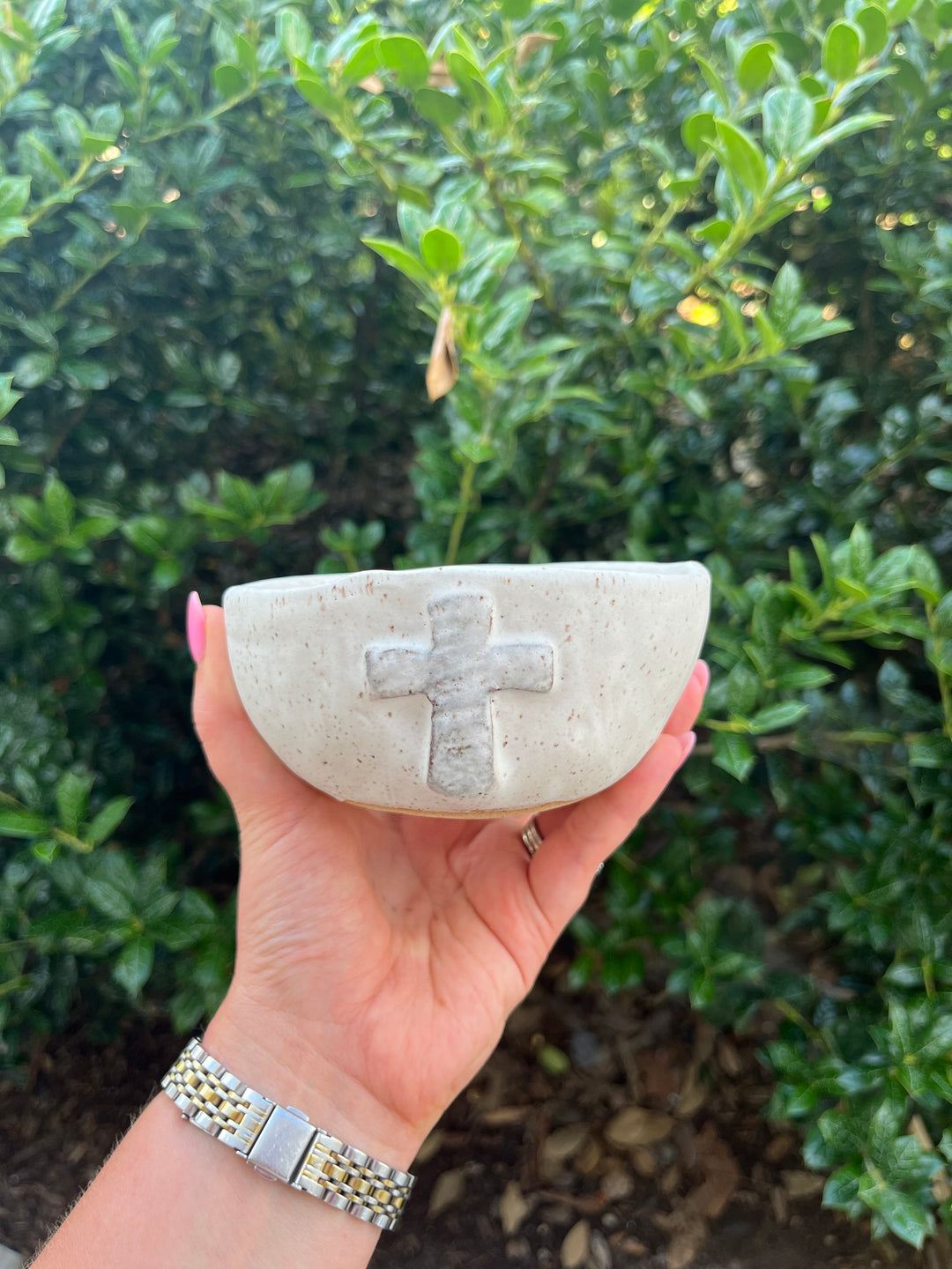 Oxford White Cross Candle