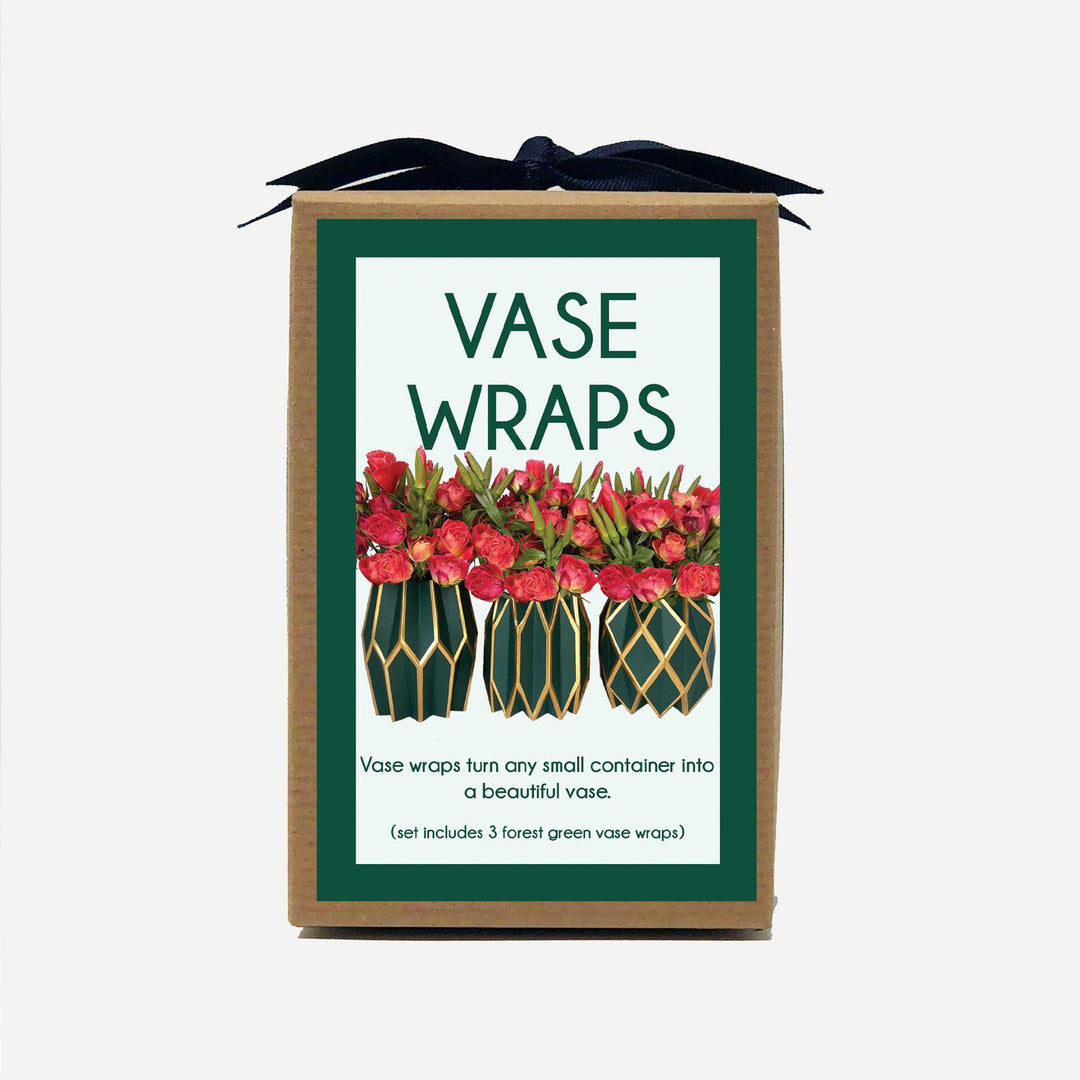 Paper Wrap Vases (Set of 3)