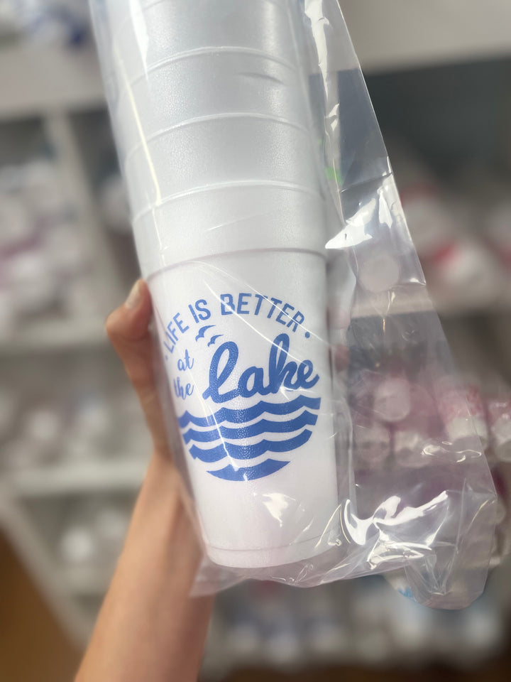 Lake Styrofoam Cups